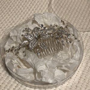 Swarovski bridal hair comb
